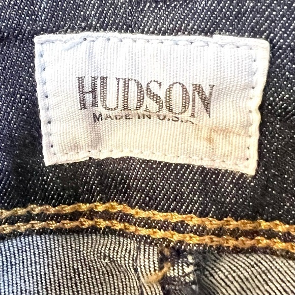 NWT HUDSON COLLIN MIDRISE SKINNY Supermodel Jeans Flap Pockets, Premium 27 - Picture 7 of 14